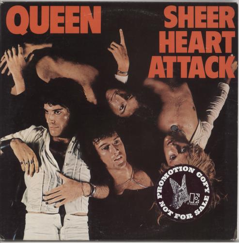 Queen Sheer Heart Attack US Promo vinyl LP album (LP record) (212684)
